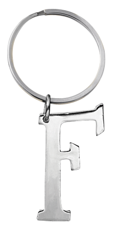 GANZ Initial Keychain