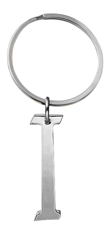 GANZ Initial Keychain
