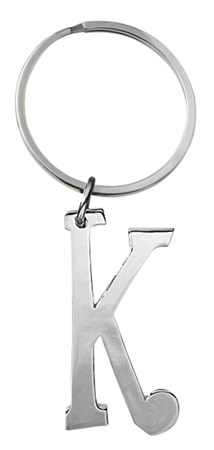 GANZ Initial Keychain