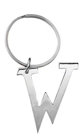 GANZ Initial Keychain
