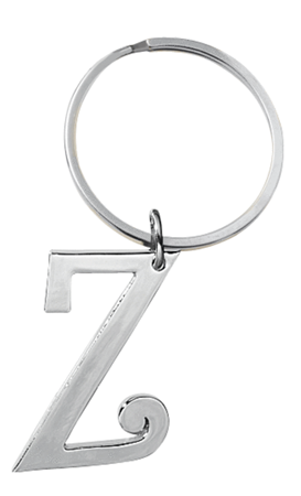 GANZ Initial Keychain