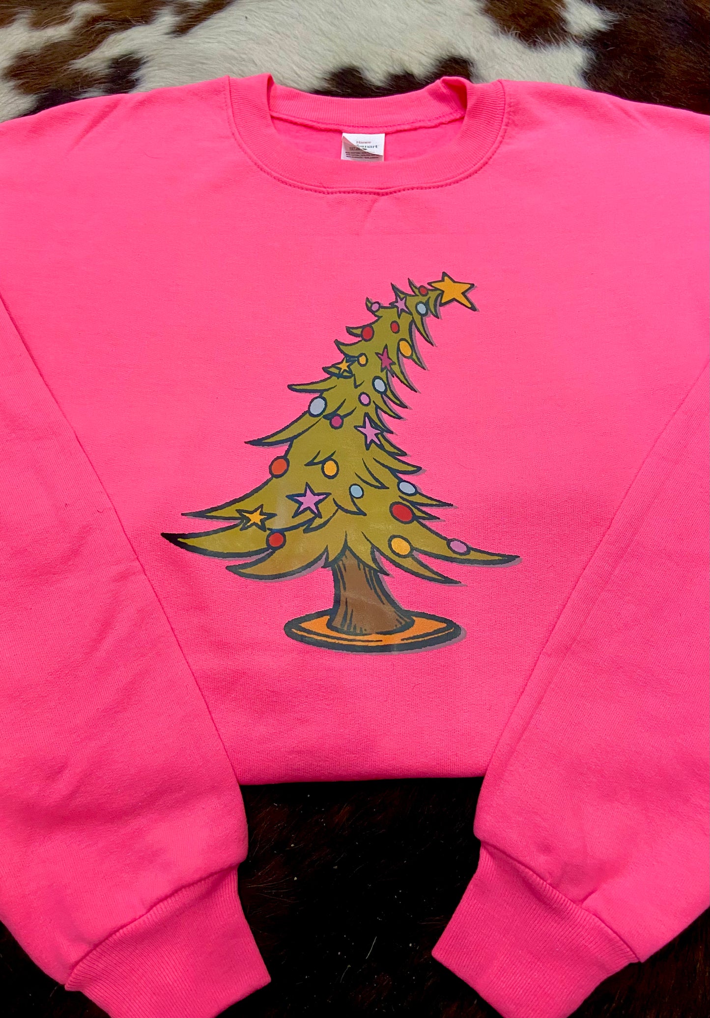 Grinch Tree Crew Neck