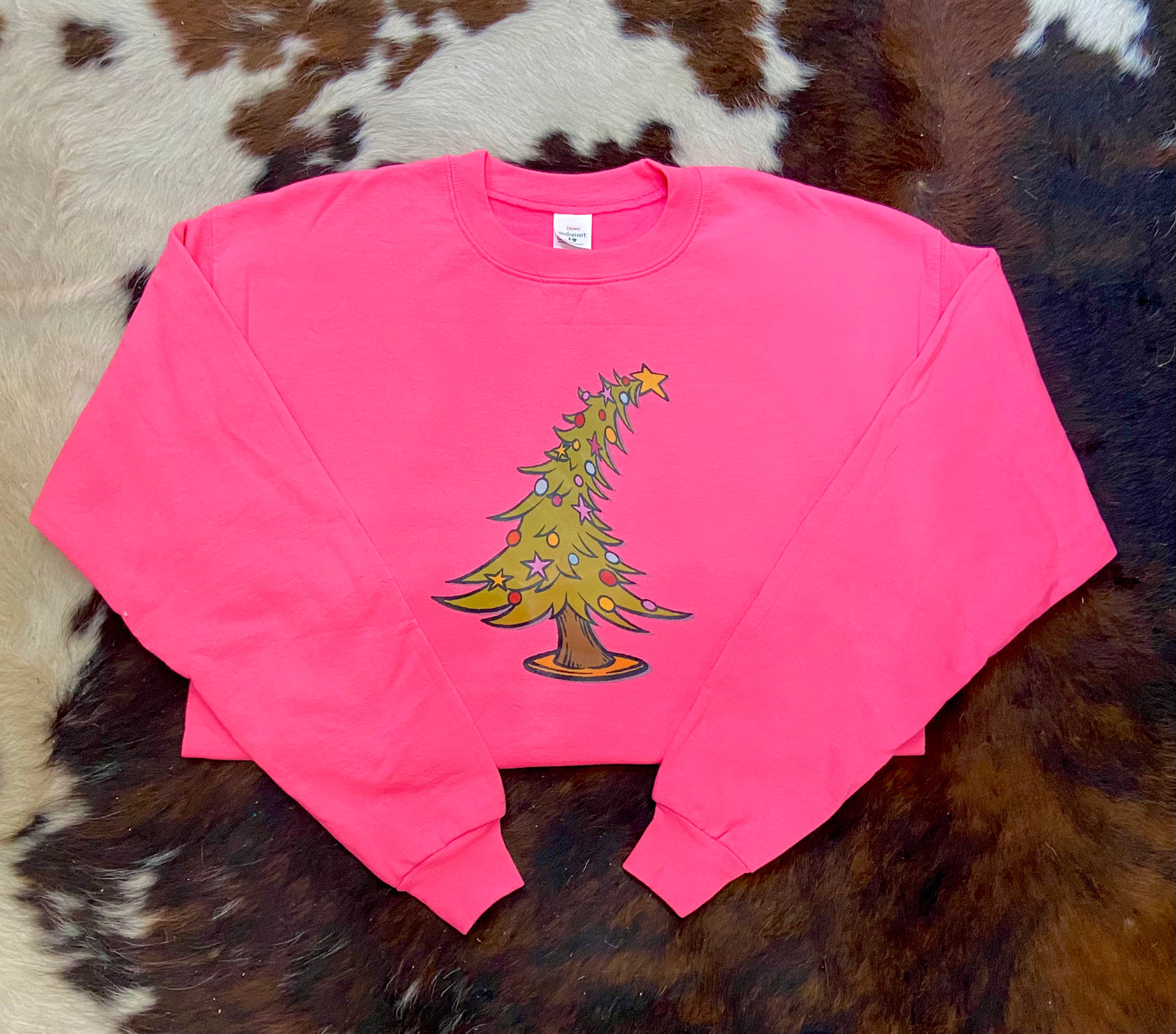 Grinch Tree Crew Neck