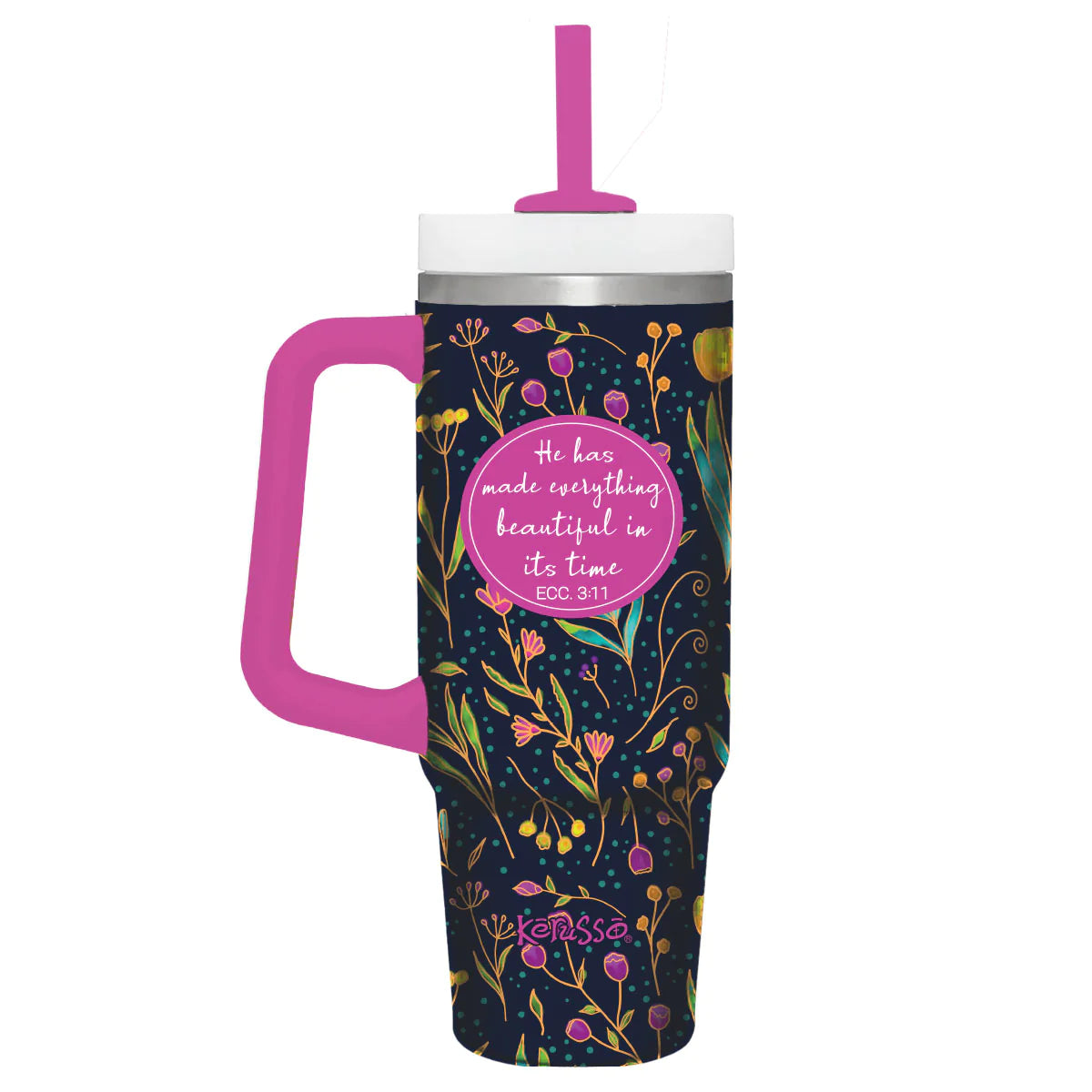 Kerusso 30oz. Tumbler w/Straw