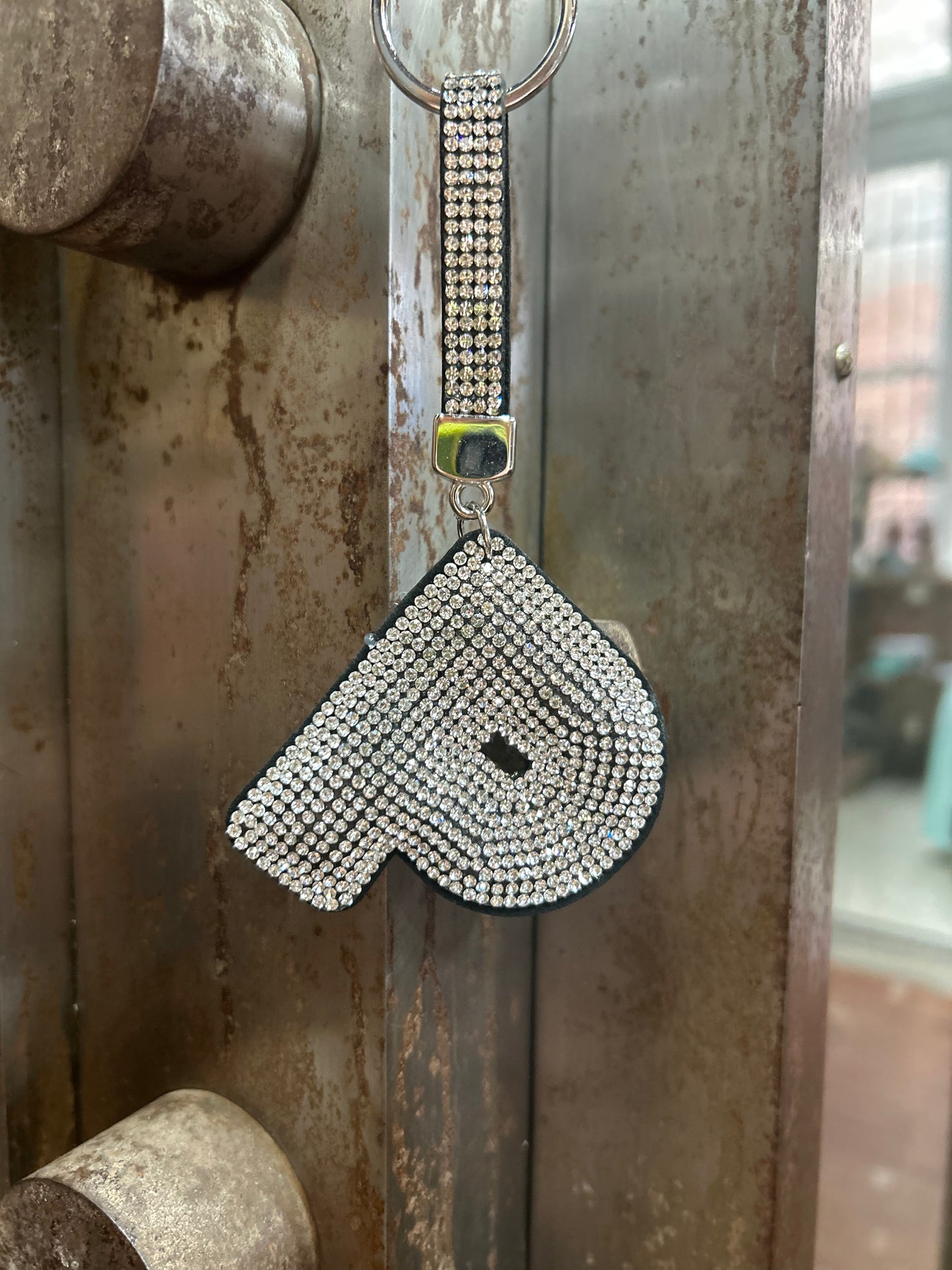 GANZ Sparkle Monogram Keychains