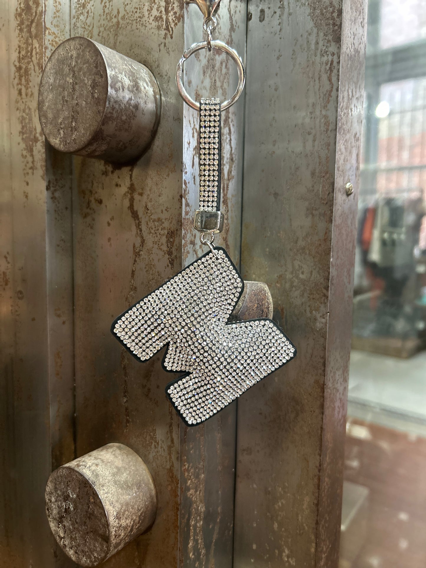 GANZ Sparkle Monogram Keychains