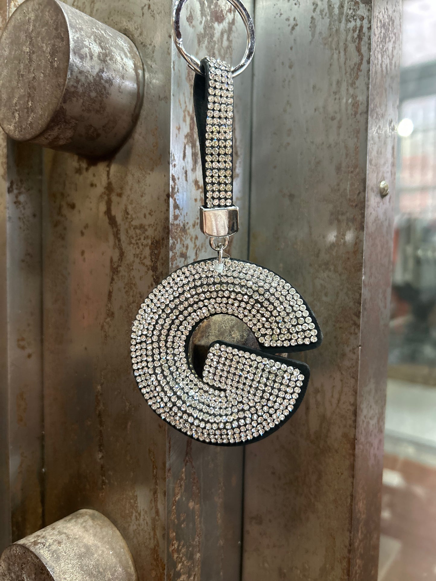 GANZ Sparkle Monogram Keychains