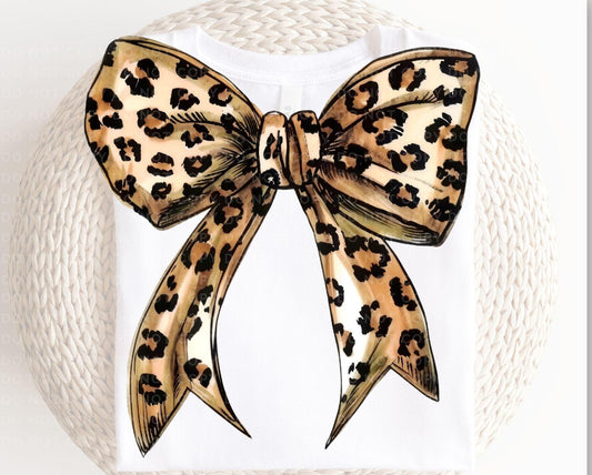 SSC Leopard Bow Shirt
