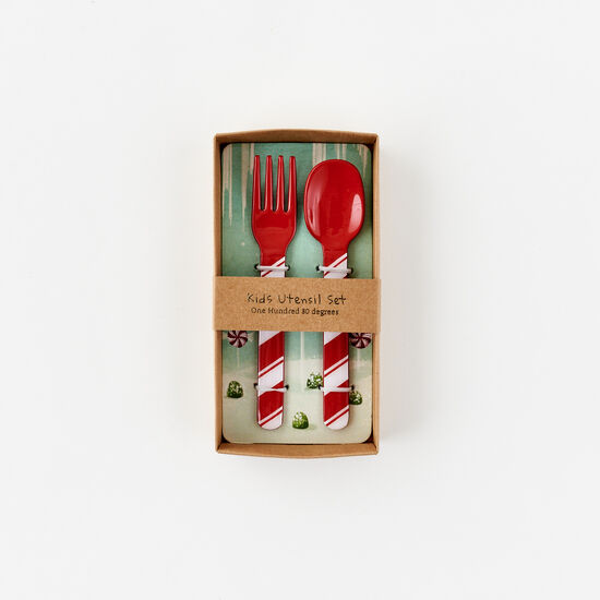 Kids Christmas Spoon/Fork Set