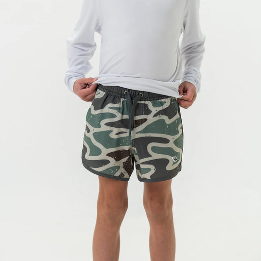 BURLEBO Youth Swim Trunks