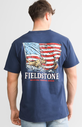 FIELDSTONE Flag & Water T-shirt