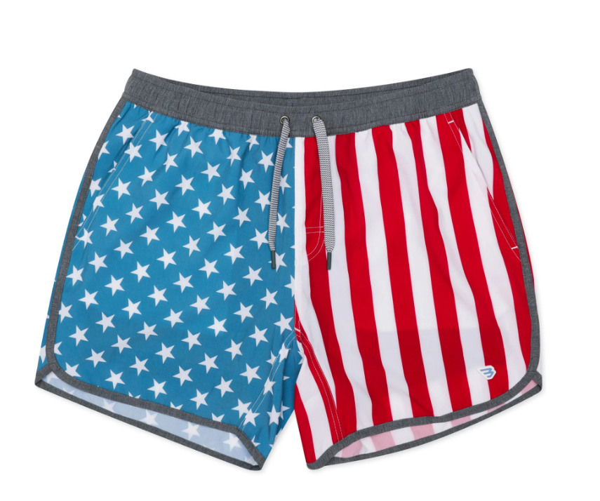BURLEBO Adult American Swim Trunk