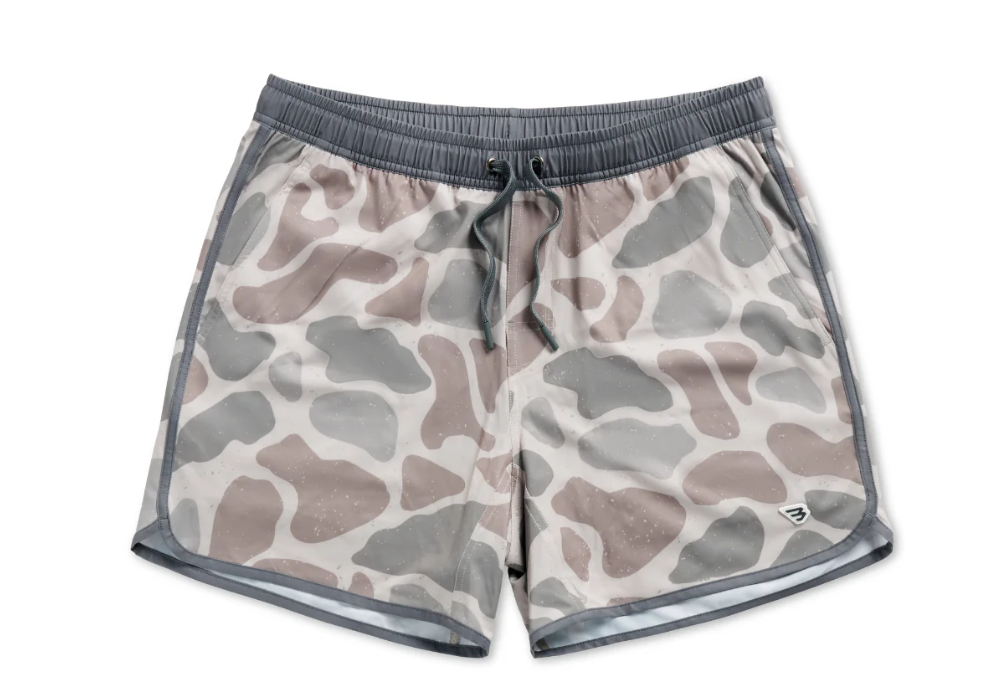 BURLEBO Adult Camo Swim Trunks
