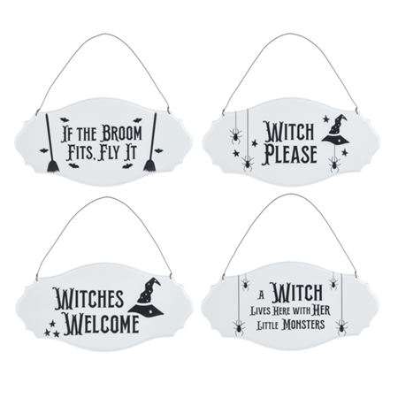 GANZ Witch Wall Sign