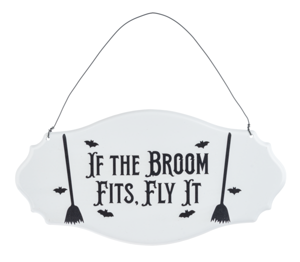 GANZ Witch Wall Sign