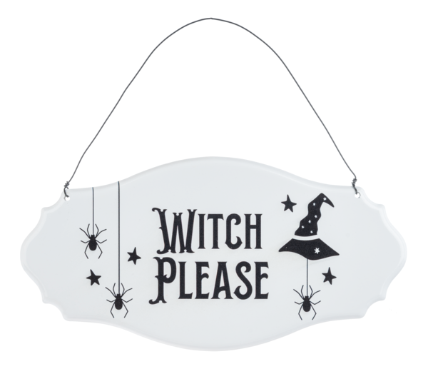 GANZ Witch Wall Sign