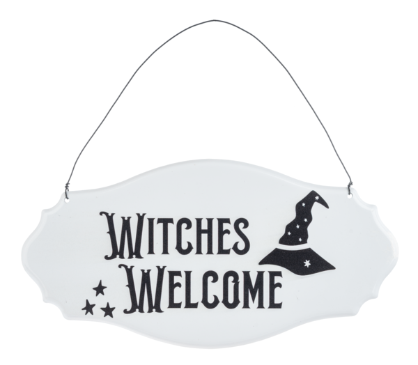 GANZ Witch Wall Sign