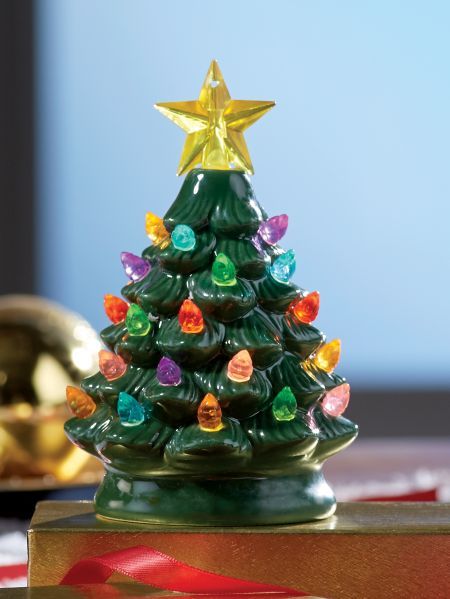 Light up Mini Ceramic Christmas Tree