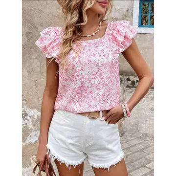 Floral Bow Shirt
