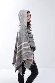 GANZ Striped Hood Wrap