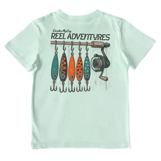 CARDIN MCCOY Mint "Reel Adventures" Tee