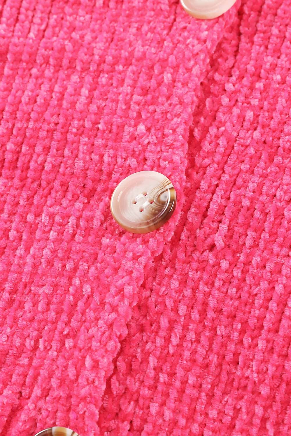 Rose (Pink) Button Front Sweater
