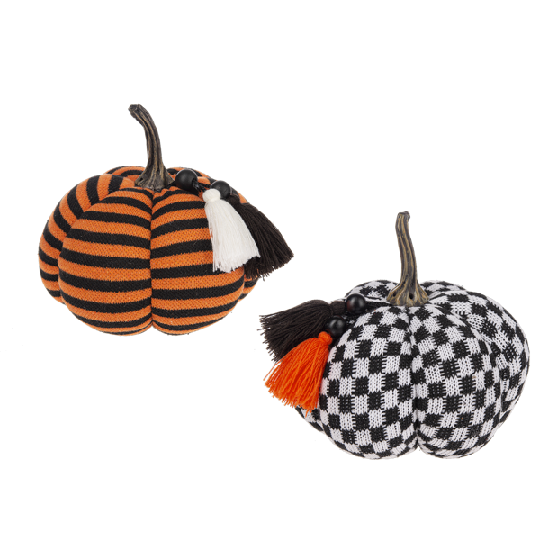 GANZ Halloween Knitted Pumpkins