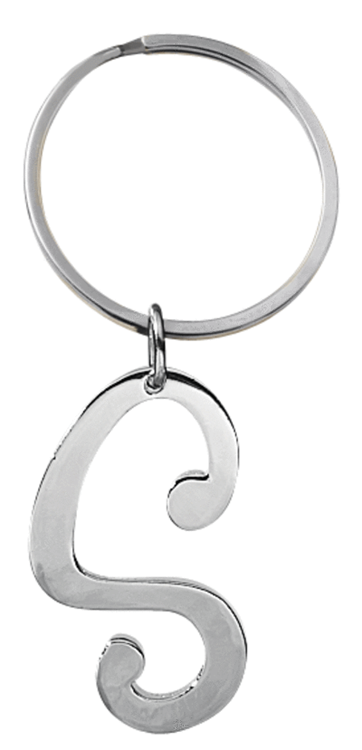 GANZ Initial Keychain