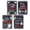 GANZ Spooky Coffee Signs