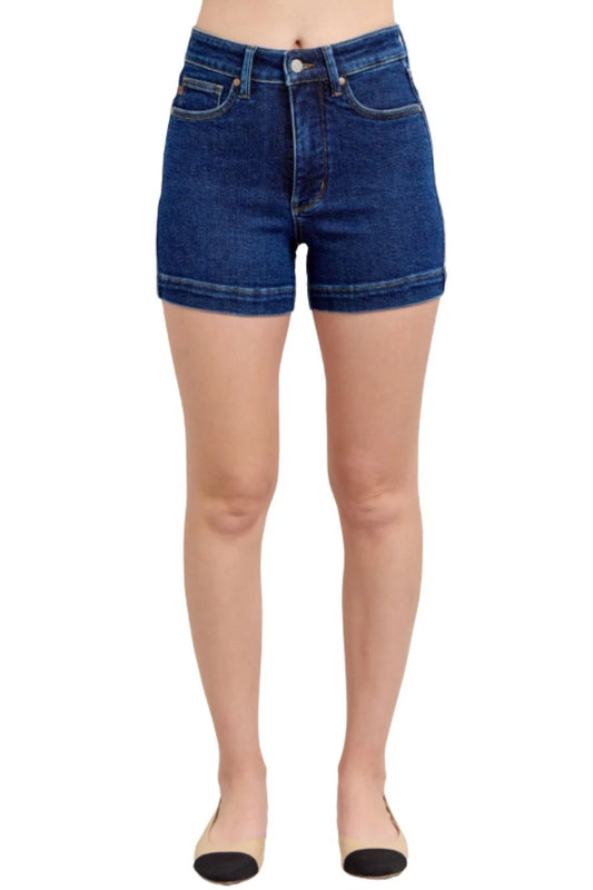 Judy Blue HW Tummy Control Shorts