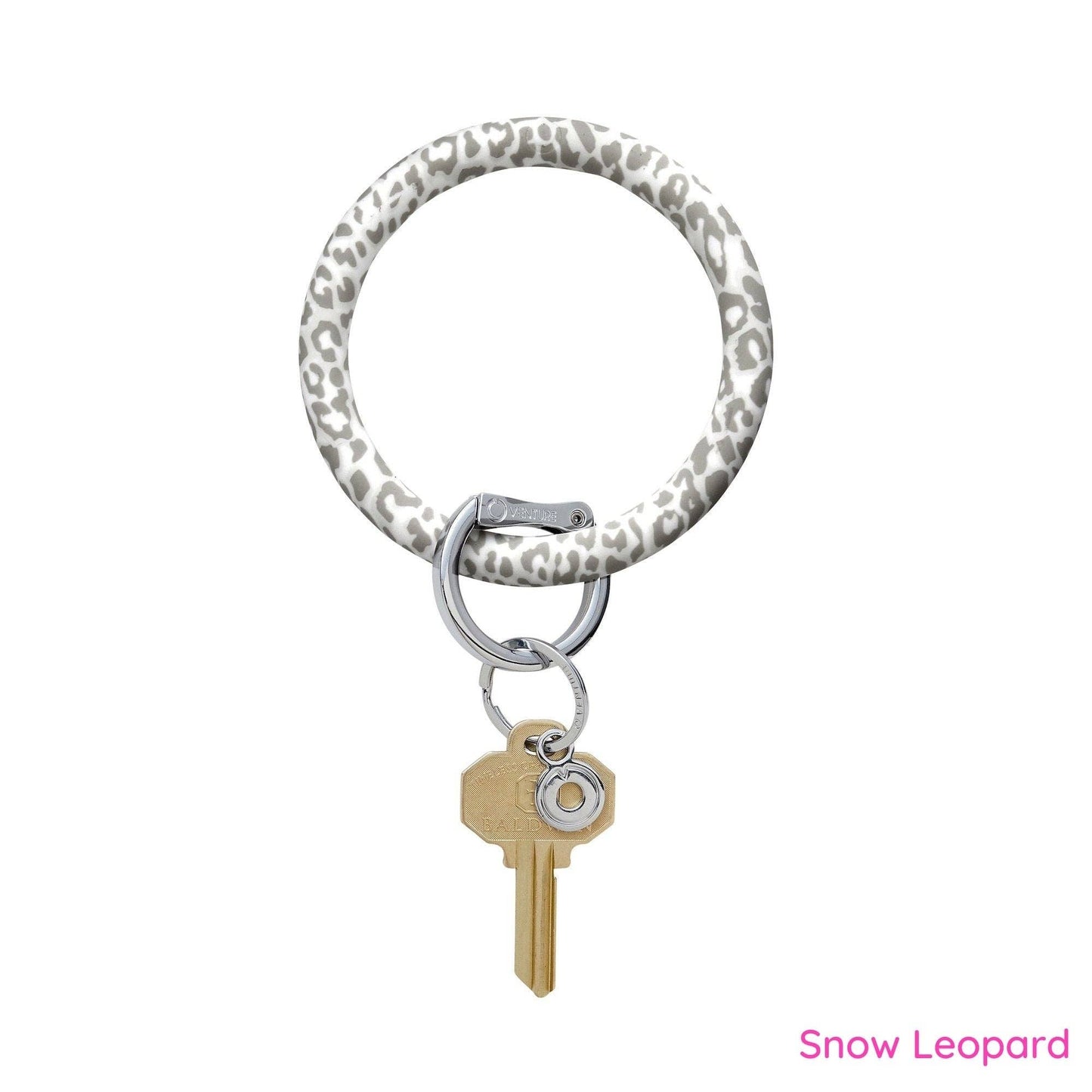 OVENTURE Big O Silicone Key Ring Snow Leopard