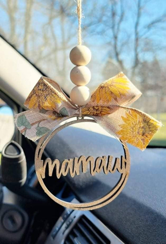 Mamaw Car Charm Ornament