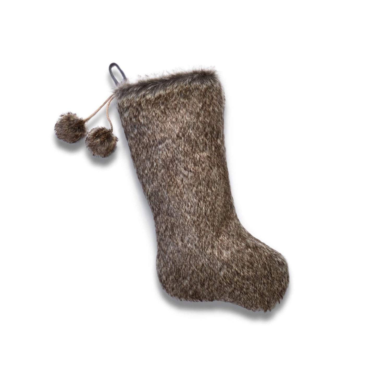 Faux Fur Christmas Stocking