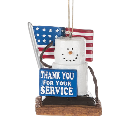Smores Military Ornament
