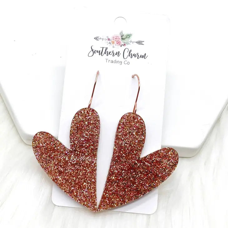 Rose Gold Confetti Hearts