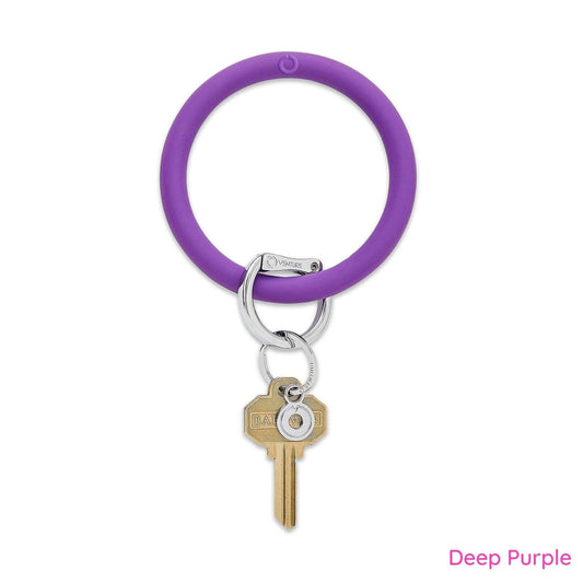 OVENTURE Silicone Key Ring Deep Purple