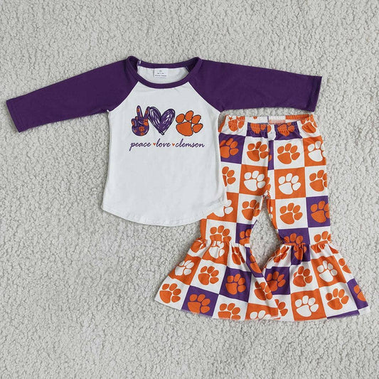Peace love clemson team sets