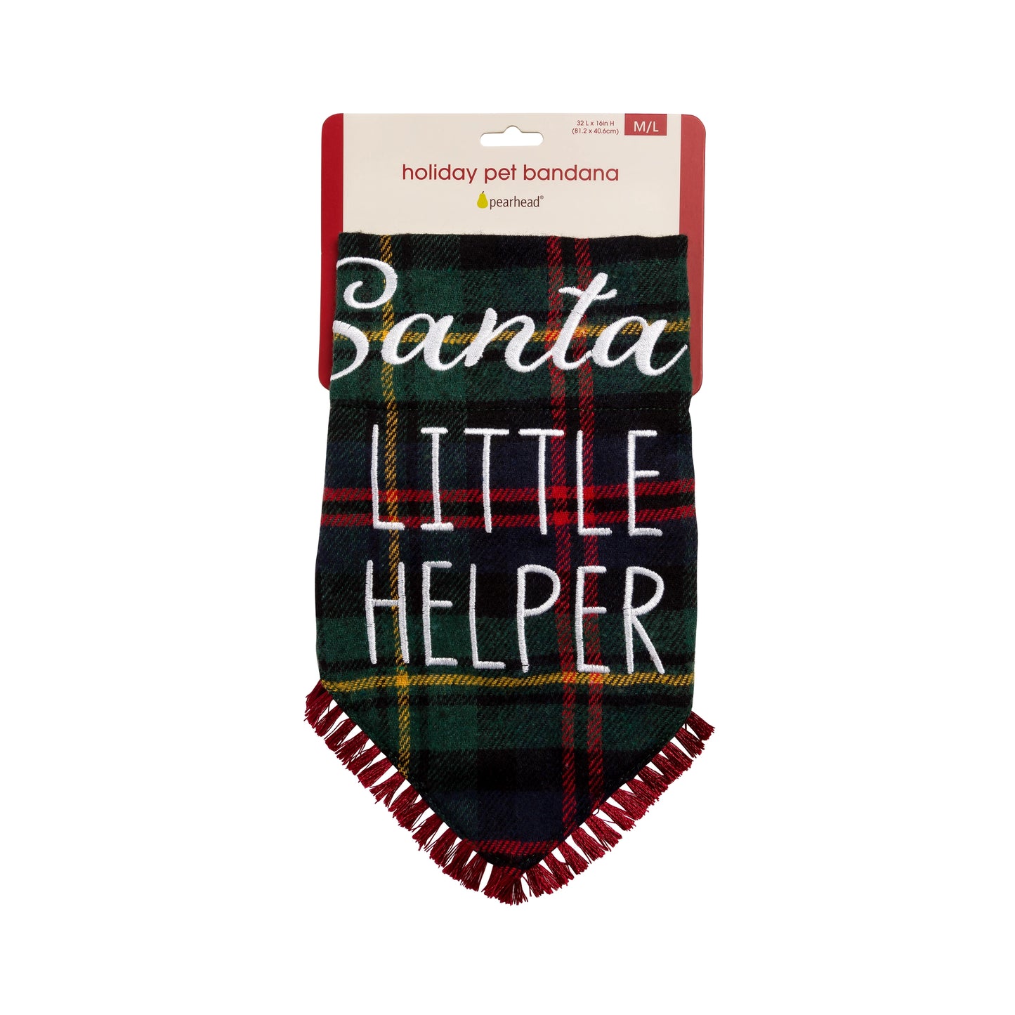 Santa's Little Helper Dog Bandana