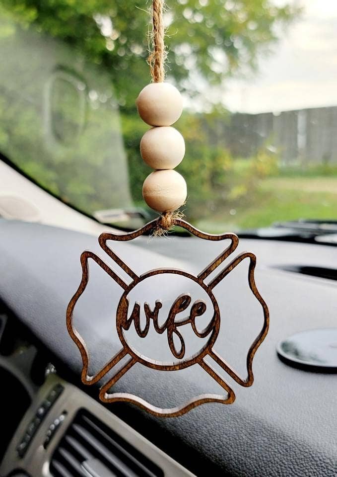 Fire Wife Car Charm Ornament