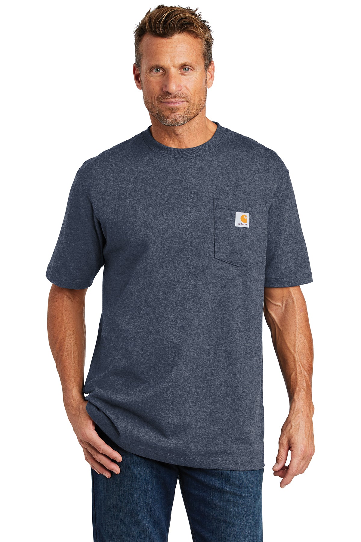 CARHARTT Shirt Loose Fit Heather Blue