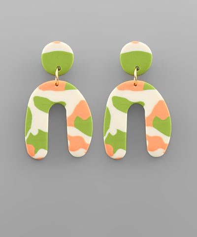 STELLA Arch Clay Earrings