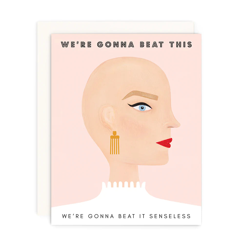 Girl w/ Knife Greeting Cards