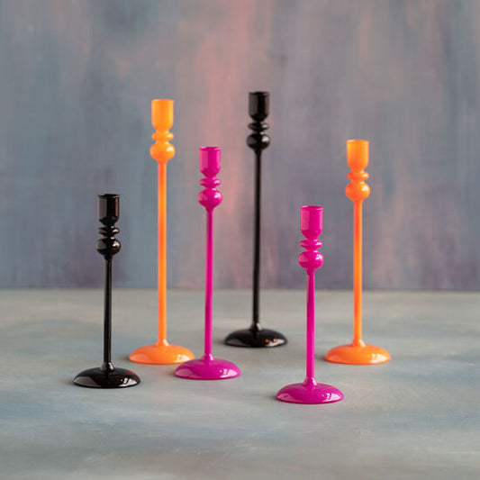 Glitterville Halloween Candle Holder