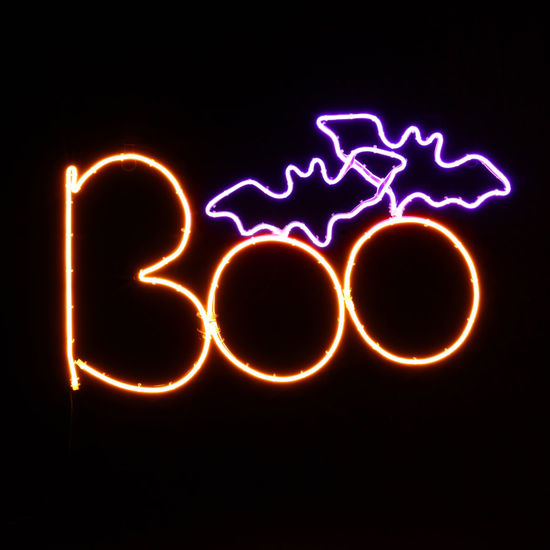 Glitterviller Boo Neon Sign