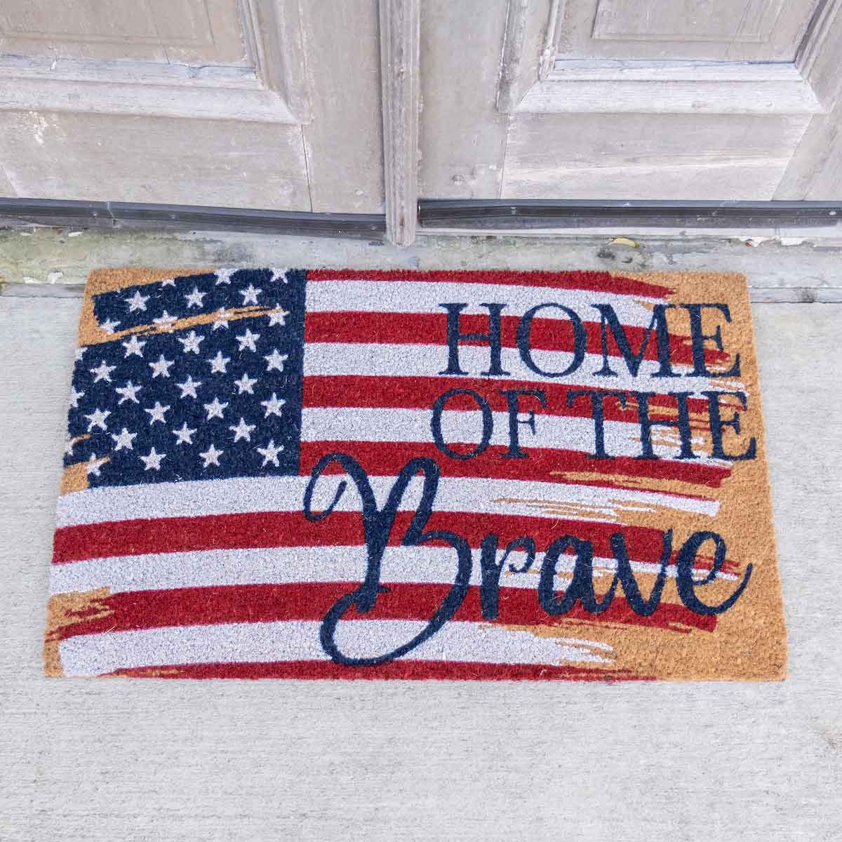 ROYAL STANDARD Home Of The Brave Coir Doormat