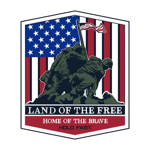 KERUSSO Sticker Land of the Free
