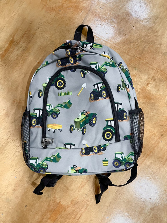 Green Tractor Bookbag
