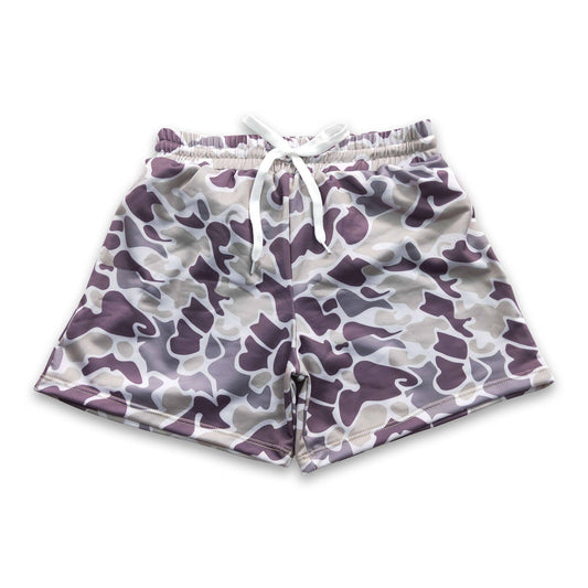 Camo summer boy swim trunks