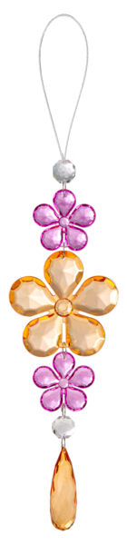 GANZ 9.25" Daisy Pendant