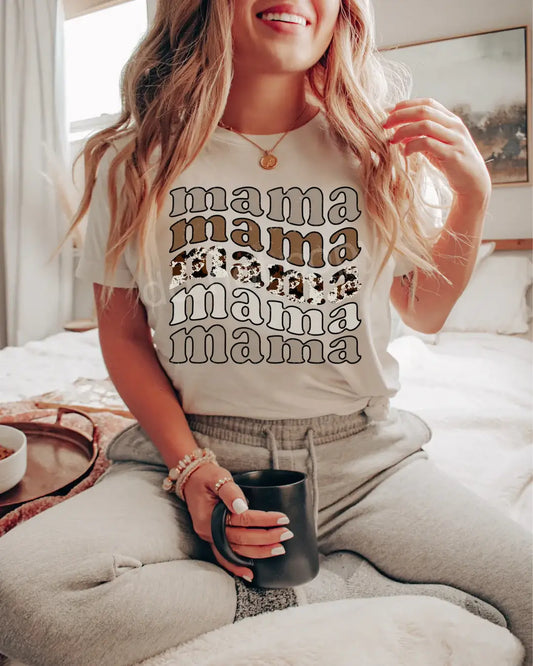 Western Cowhide Mama Graphic Tee